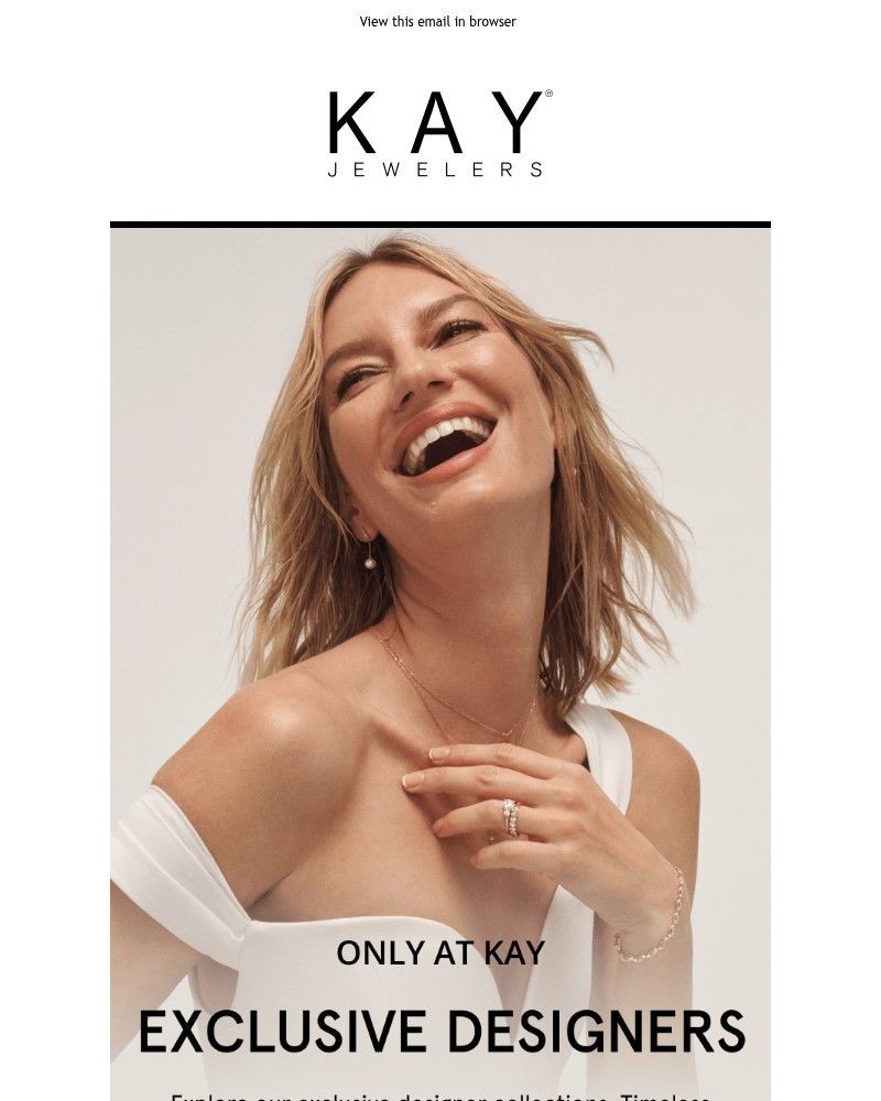 Screenshot of email sent to a Kay Newsletter subscriber