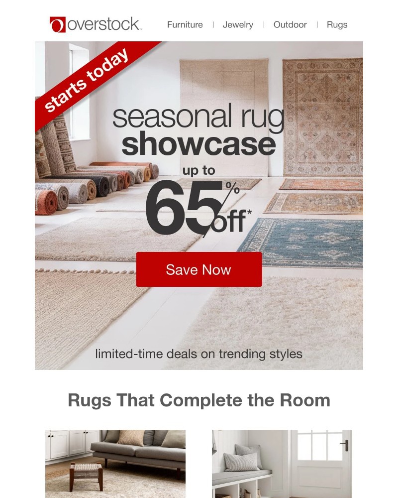 Screenshot of email with subject /media/emails/seasonal-rug-showcase-is-here-save-up-to-65-3e37bb-cropped-c8a69eed.jpg