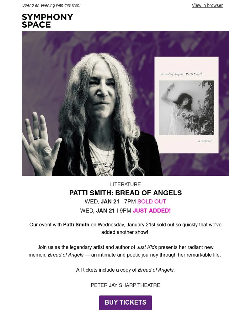 Screenshot of email with subject /media/emails/second-patti-smith-show-just-added-abac86-cropped-ce819479.jpg