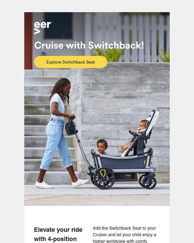 Screenshot of email sent to a Veer Newsletter subscriber