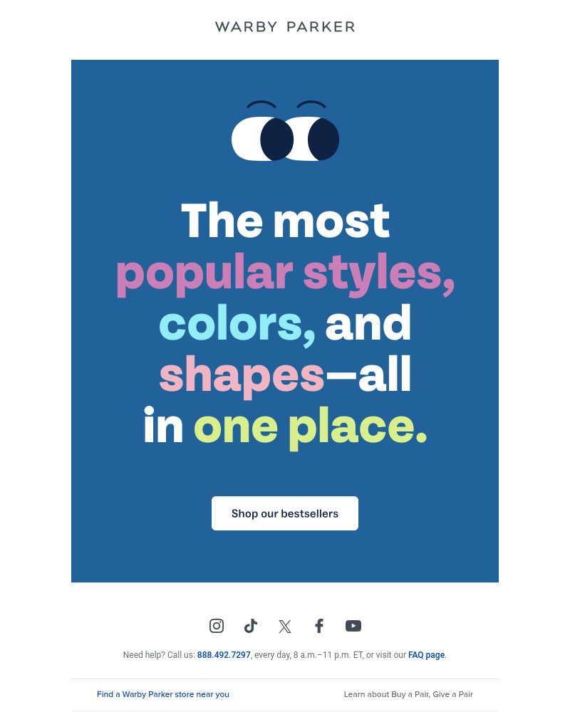 Screenshot of email with subject /media/emails/see-our-most-popular-pairs-2085a1-cropped-b9305f4a.jpg