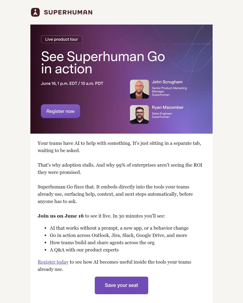 Screenshot of email sent to a Grammarly Registered user