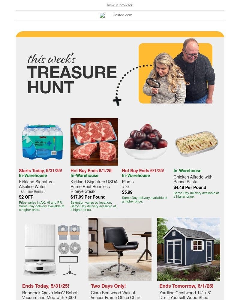 Screenshot of email with subject /media/emails/see-whats-hot-and-new-in-this-weeks-treasure-hunt-a604be-cropped-03e5a2ad.jpg