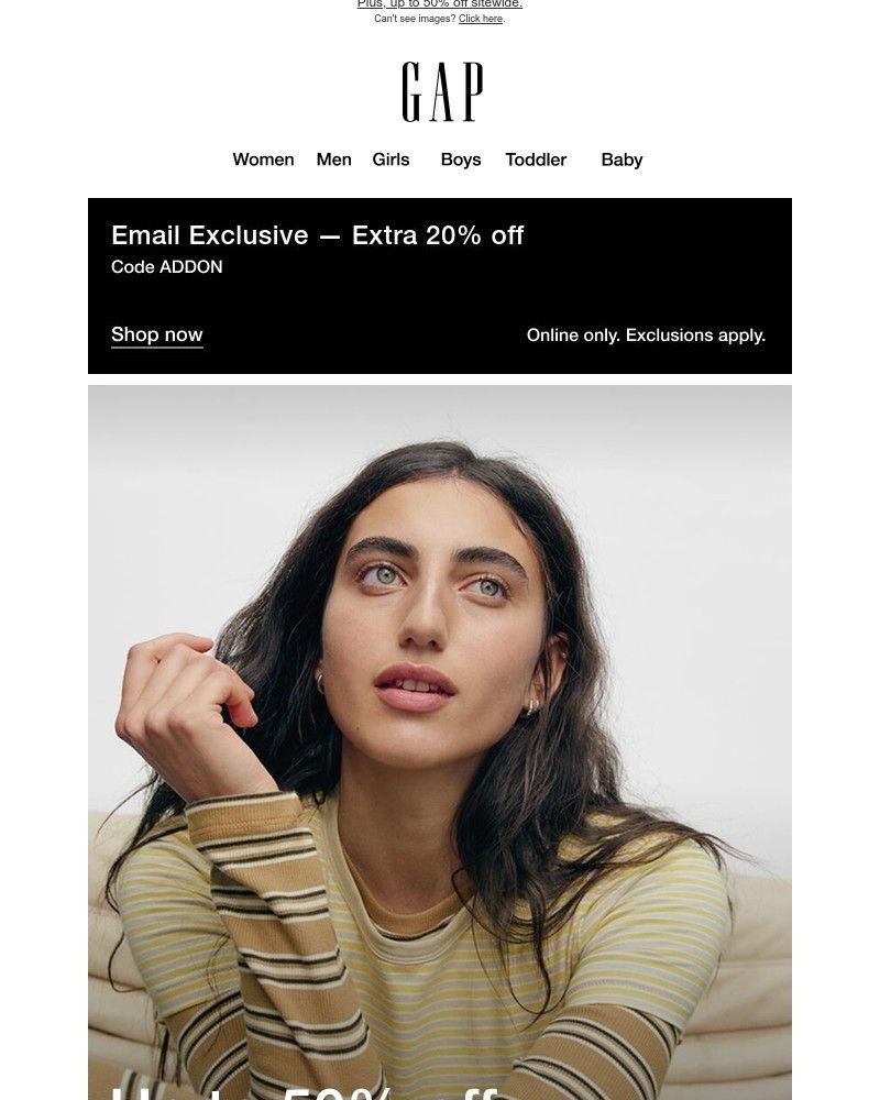 Screenshot of email with subject /media/emails/see-whats-new-in-khaki-get-30-off-your-purchase-22077d-cropped-1e0f126f.jpg