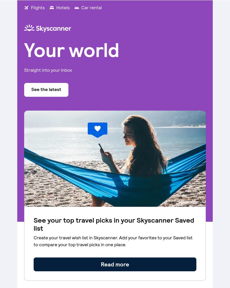 Screenshot of email with subject /media/emails/see-your-top-travel-picks-in-your-skyscanner-saved-list-339b19-cropped-b52d4e99.jpg