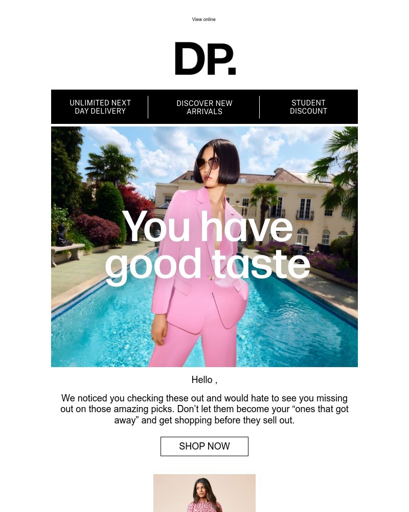 Screenshot of email with subject /media/emails/seen-an-outfit-thats-caught-your-eye-14a1e7-cropped-792196ac.jpg
