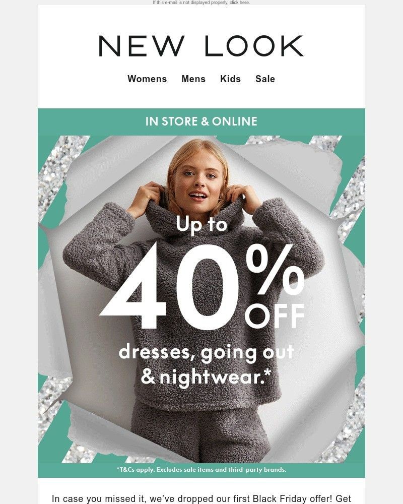 Screenshot of email with subject /media/emails/selling-fast-up-to-40-off-dresses-nightwear-more-de51e5-cropped-031b6d70.jpg