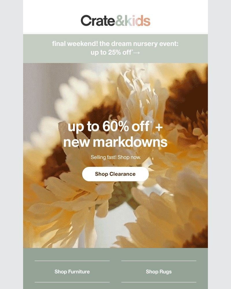 Screenshot of email with subject /media/emails/selling-fast-up-to-60-off-clearance-da0b60-cropped-1110928e.jpg