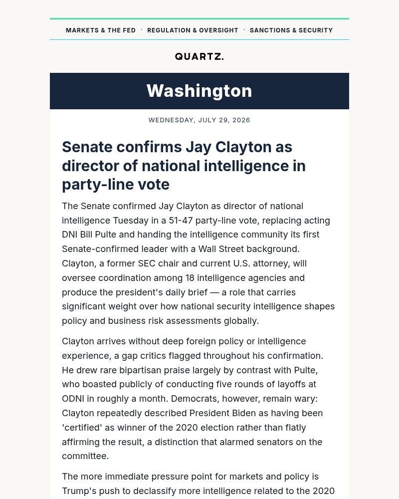 Screenshot of email with subject /media/emails/senate-confirms-jay-clayton-as-intel-chief-af8659-cropped-0aa2f69a.jpg