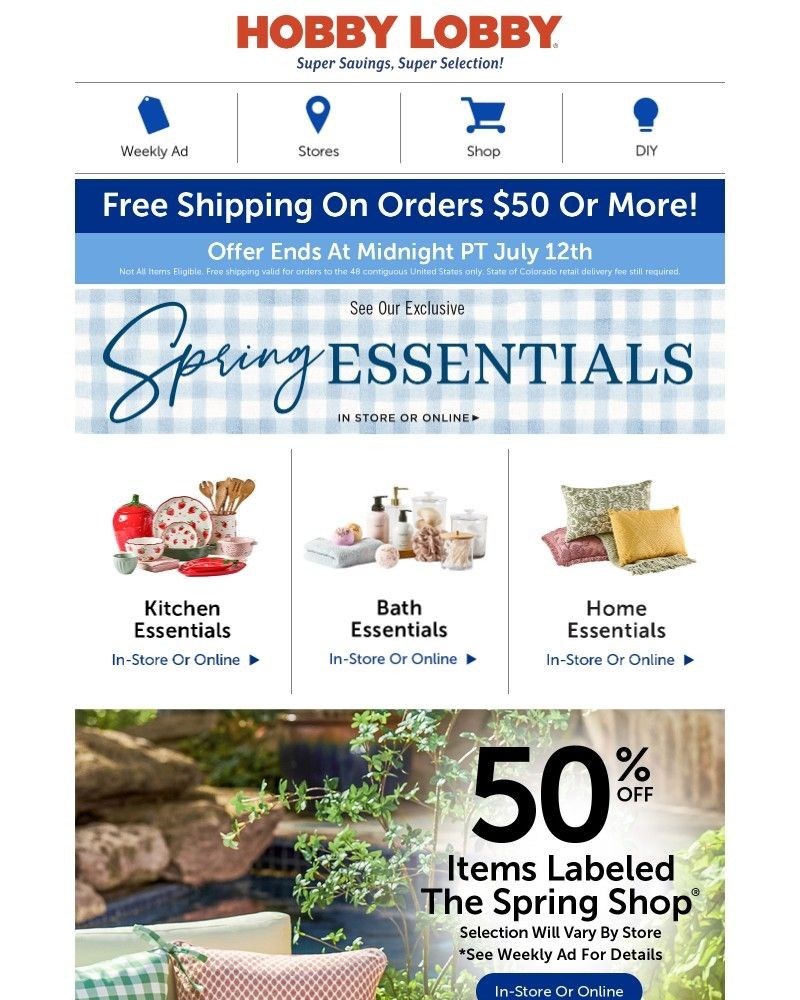 Screenshot of email with subject /media/emails/serve-in-style-50-off-the-spring-shop-e127a8-cropped-4dd523fe.jpg