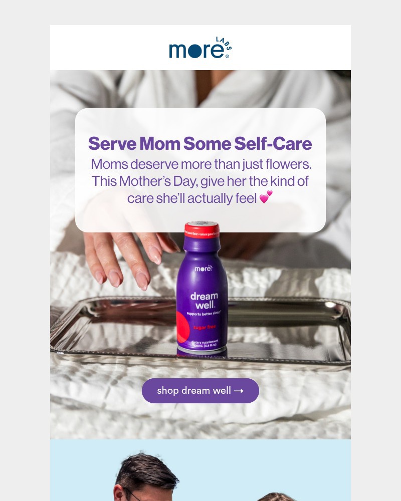 Screenshot of email sent to a Morning Recovery Newsletter subscriber