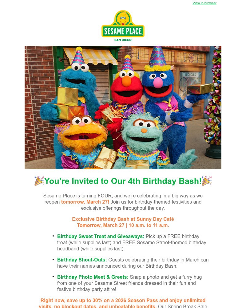 Screenshot of email with subject /media/emails/sesame-place-opens-tomorrow-83089a-cropped-8f0513c4.jpg