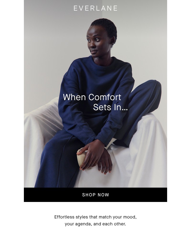 Screenshot of email sent to a Everlane Registered user