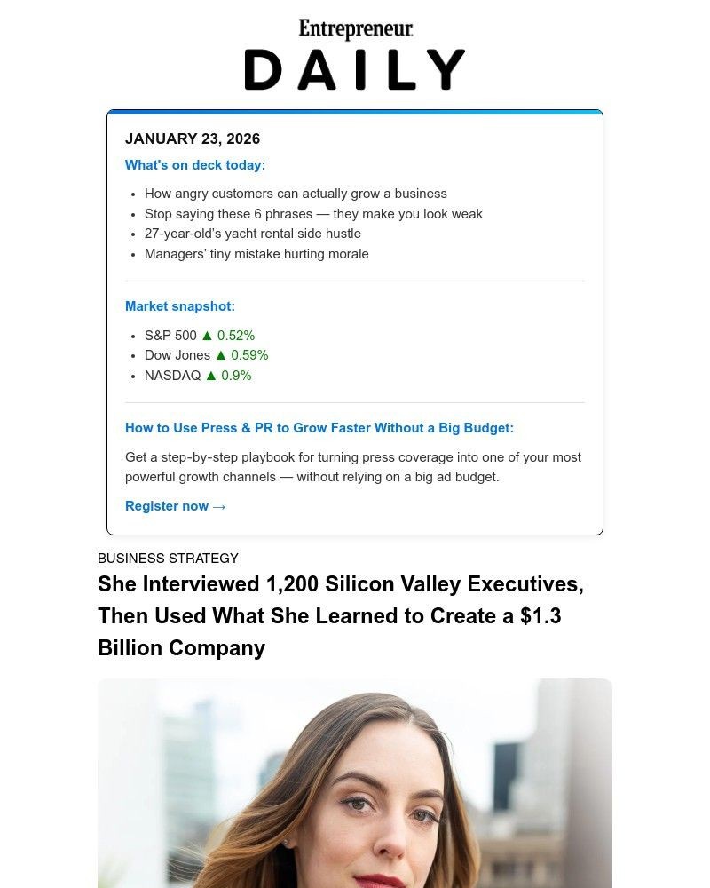 Screenshot of email with subject /media/emails/she-interviewed-1200-execs-and-found-a-13b-idea-21e522-cropped-a2d89177.jpg