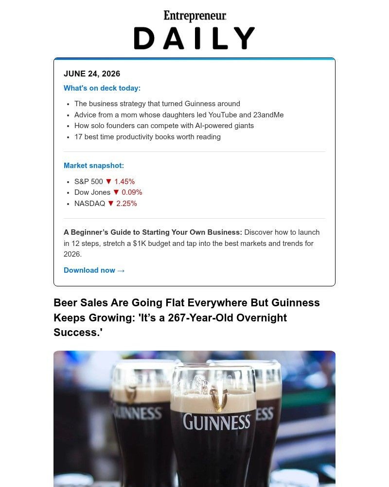 Screenshot of email with subject /media/emails/she-raised-two-ceos-heres-her-advice-for-parents-f5309f-cropped-d5bd889a.jpg