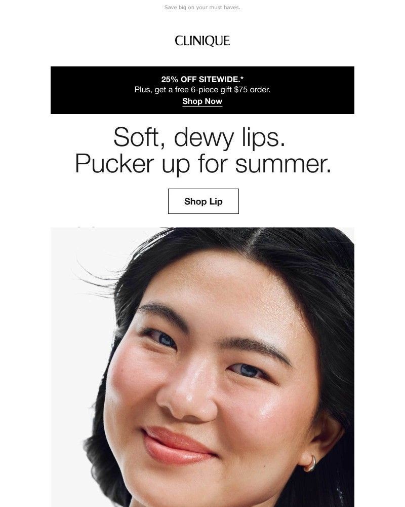 Screenshot of email with subject /media/emails/sheer-bliss-for-lips-25-off-sitewide-c70ef4-cropped-c3f74082.jpg