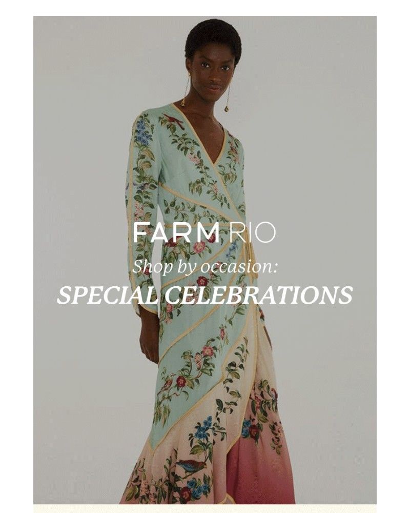 Screenshot of email sent to a Farm Rio Newsletter subscriber