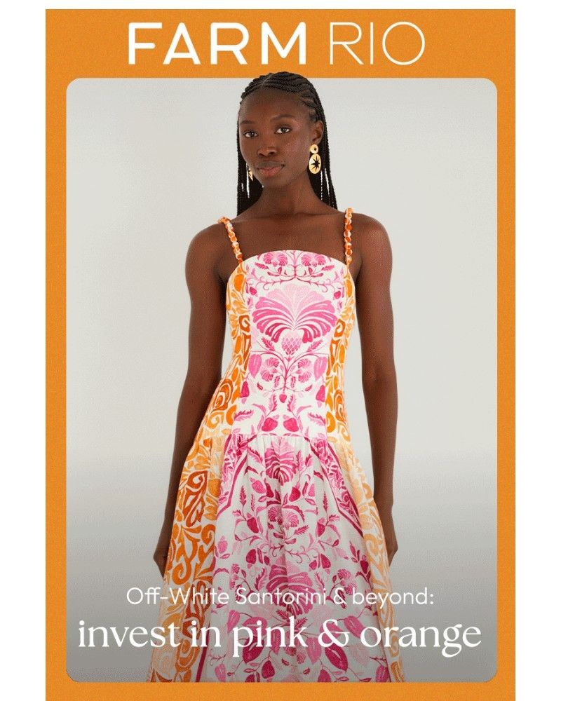 Screenshot of email sent to a Farm Rio Newsletter subscriber