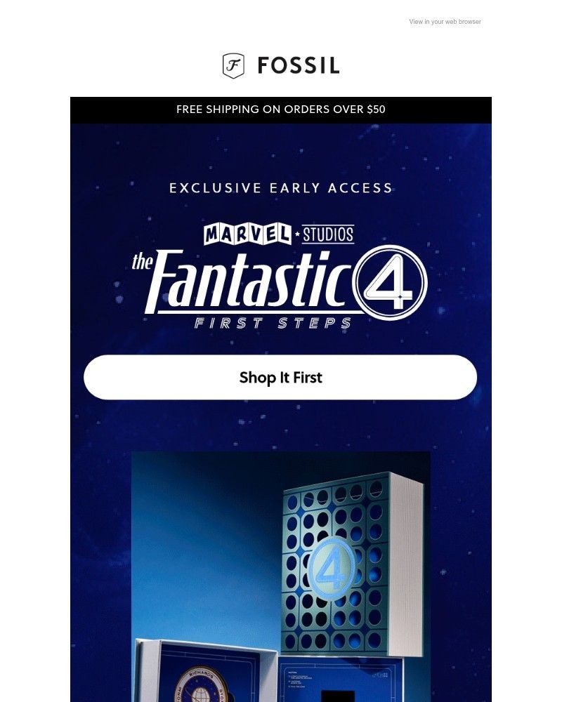 Screenshot of email with subject /media/emails/shop-it-first-fantastic-four-x-fossil-b12c80-cropped-f4fbb192.jpg
