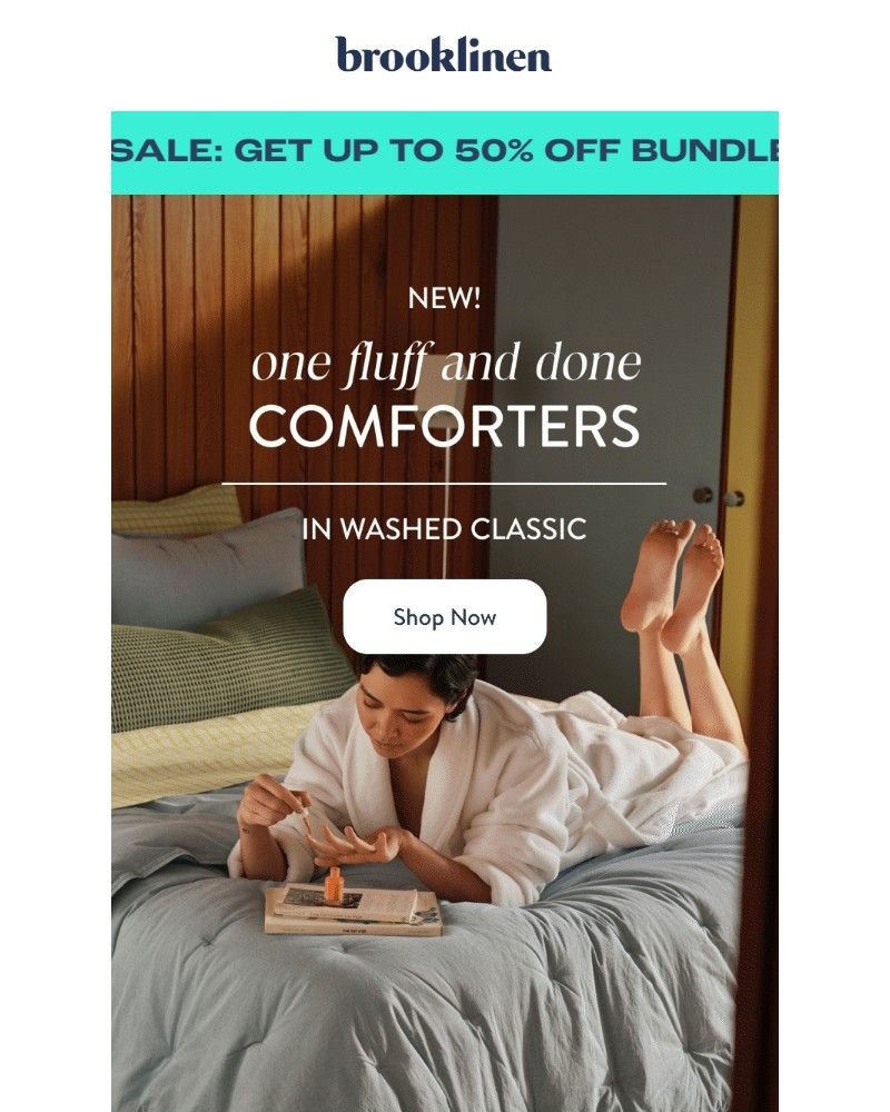 Screenshot of email with subject /media/emails/shop-new-one-fluff-and-done-comforters-4394ea-cropped-a7427a66.jpg
