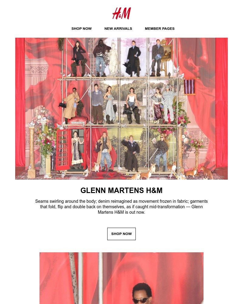 Screenshot of email sent to a H&M Newsletter subscriber