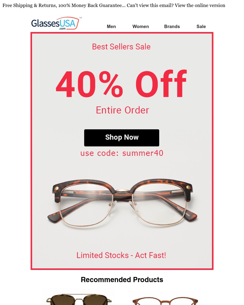 Screenshot of email with subject /media/emails/shop-our-hottest-glasses-get-40-off-your-entire-order-cropped-a1fffc30.jpg