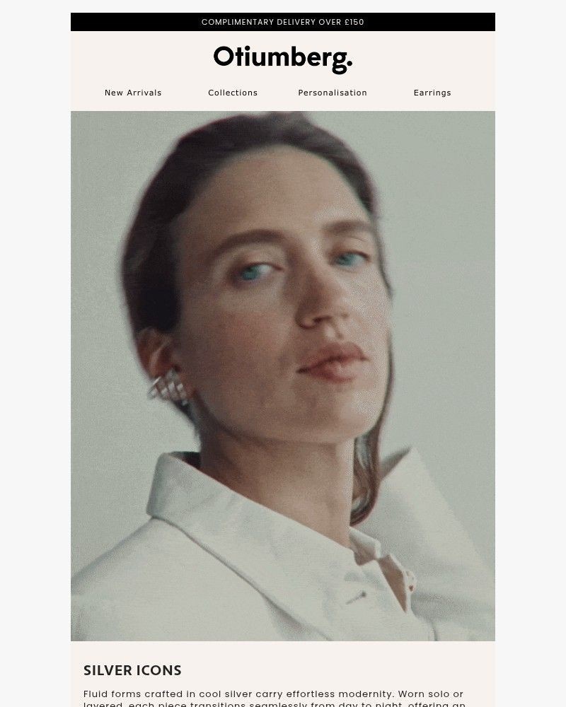 Screenshot of email sent to a Otiumberg Cart abandoner