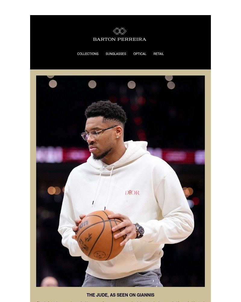 Screenshot of email sent to a Barton Perreira Newsletter subscriber