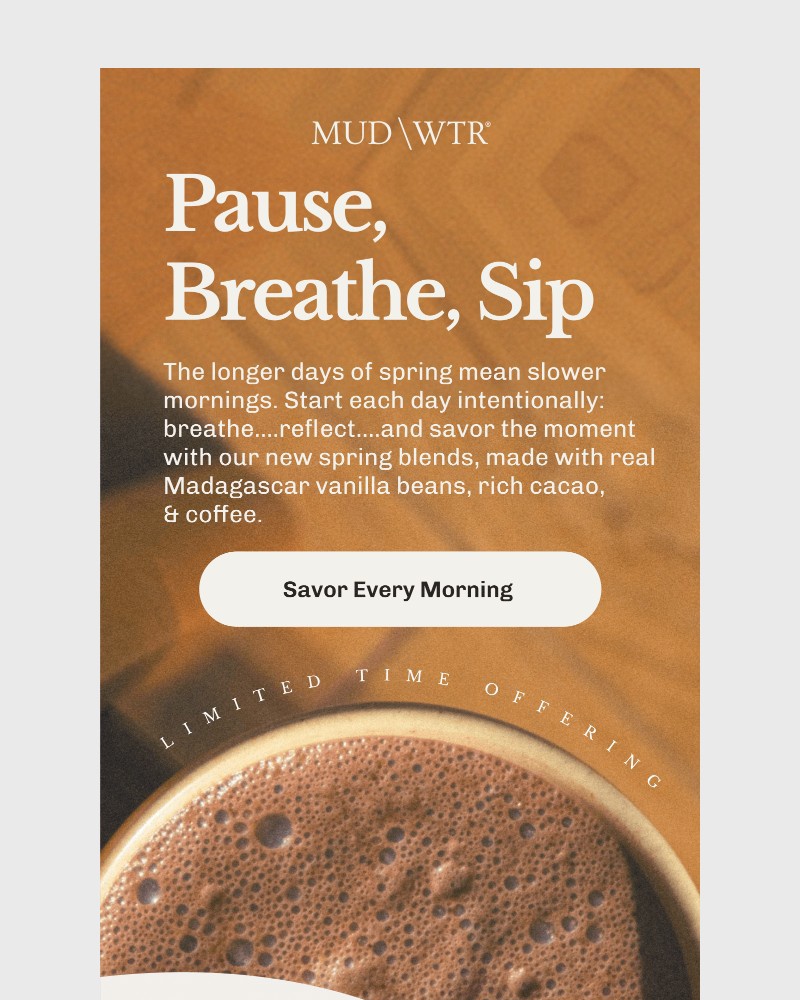 Screenshot of email sent to a MUD/WTR Newsletter subscriber