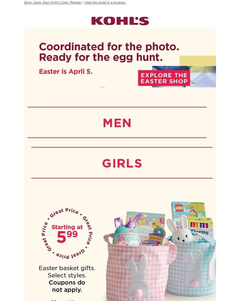 Screenshot of email with subject /media/emails/snag-your-exclusive-savings-plus-easter-is-around-the-corner-ff748c-cropped-7a69fd48.jpg