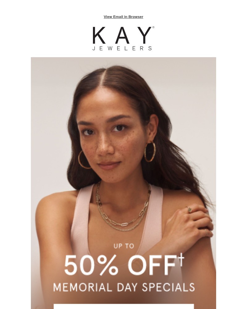 Screenshot of email sent to a Kay Newsletter subscriber
