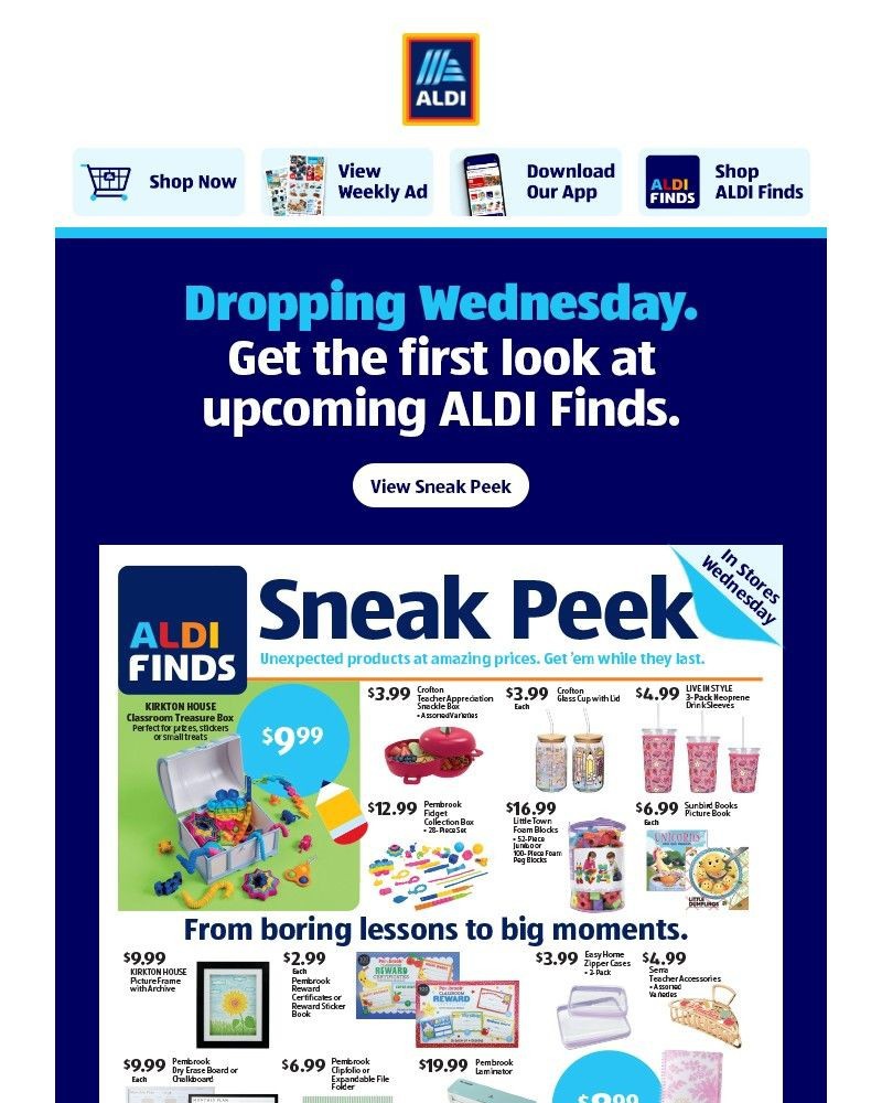 Screenshot of email with subject /media/emails/sneak-peek-upcoming-aldi-finds-b355cd-cropped-ef5e4831.jpg