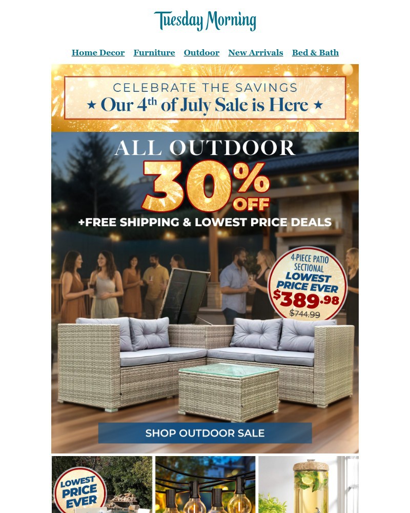Screenshot of email with subject /media/emails/sparks-are-flying-outdoor-blowout-sale-30-off-free-shipping-0bb611-cropped-d4c0c573.jpg