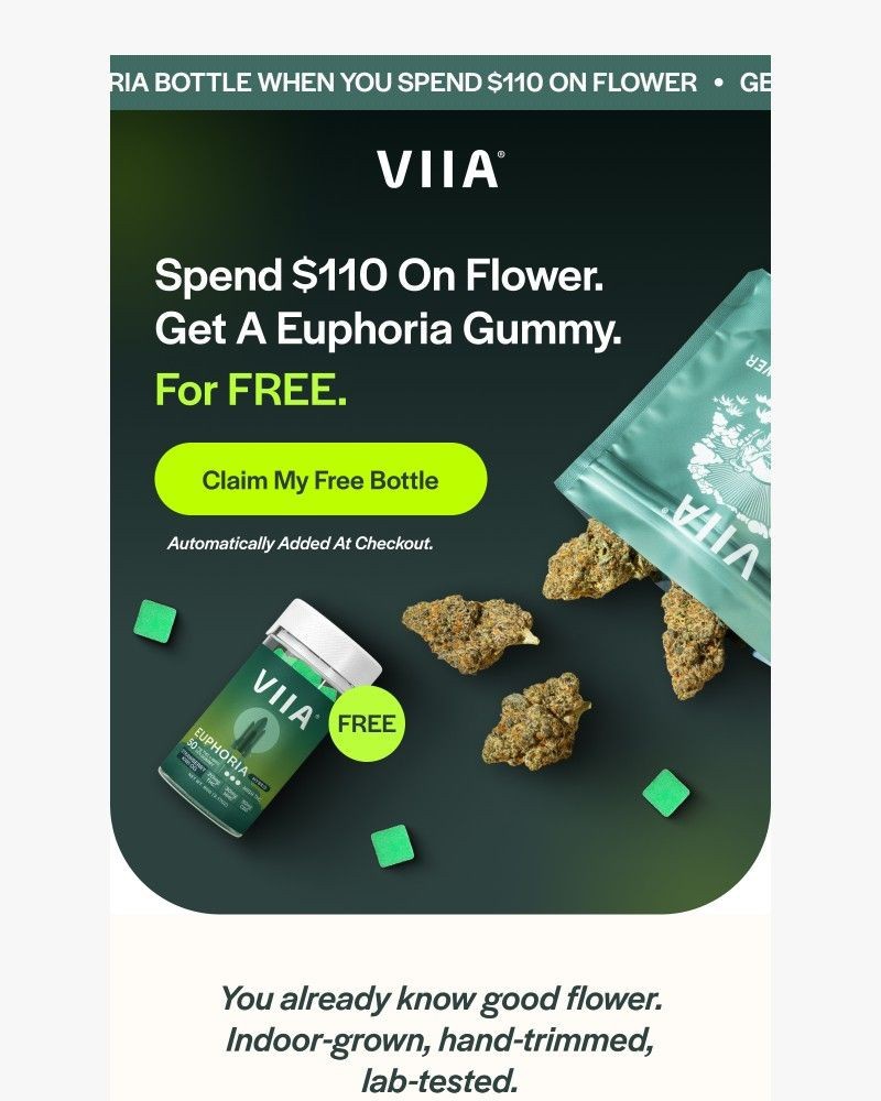 Screenshot of email with subject /media/emails/spend-110-on-flower-get-a-free-gummy-db3ce2-cropped-573e36f9.jpg