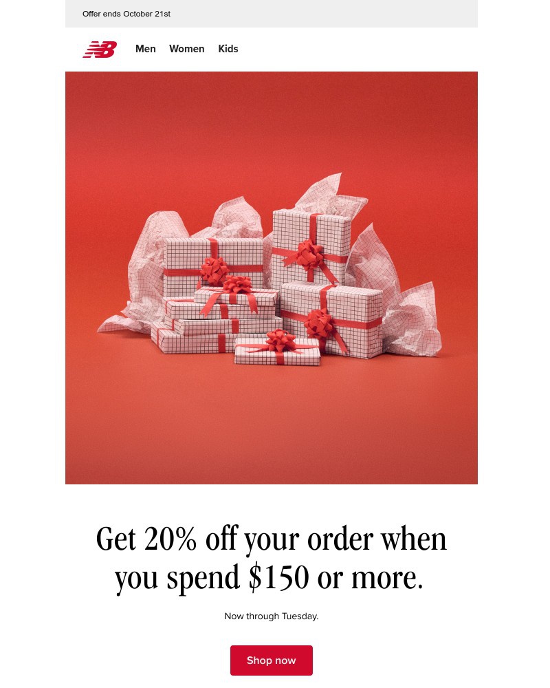 Screenshot of email with subject /media/emails/spend-150-get-20-off-e83148-cropped-438b61ac.jpg