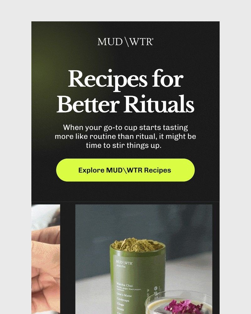 Screenshot of email sent to a MUD/WTR Newsletter subscriber