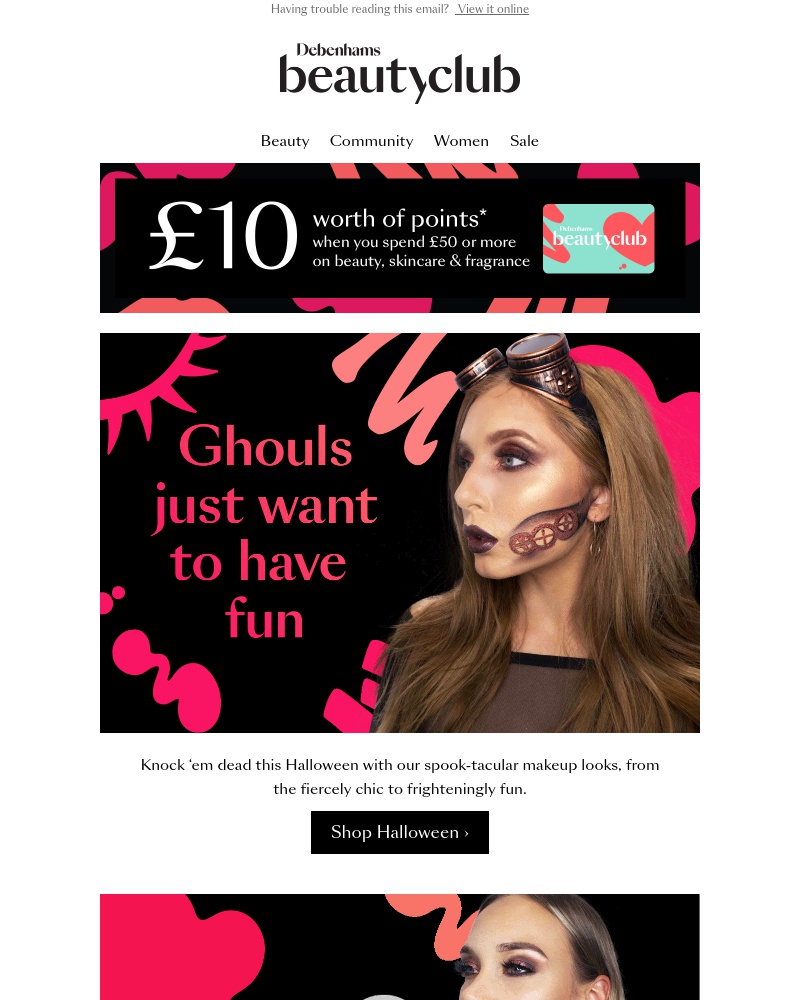 Screenshot of email with subject /media/emails/spook-tacular-makeup-looks-this-way-cropped-2fab109d.jpg