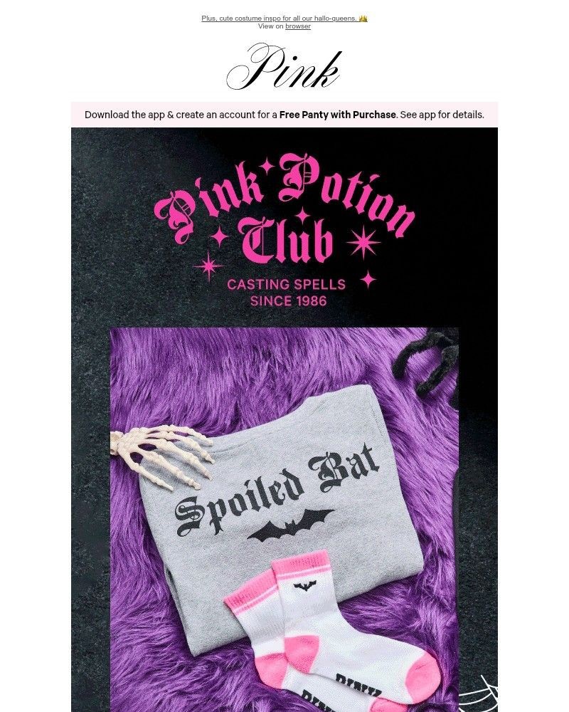 Screenshot of email with subject /media/emails/spooky-szn-already-started-at-pink-13ab6d-cropped-00a9bbe0.jpg
