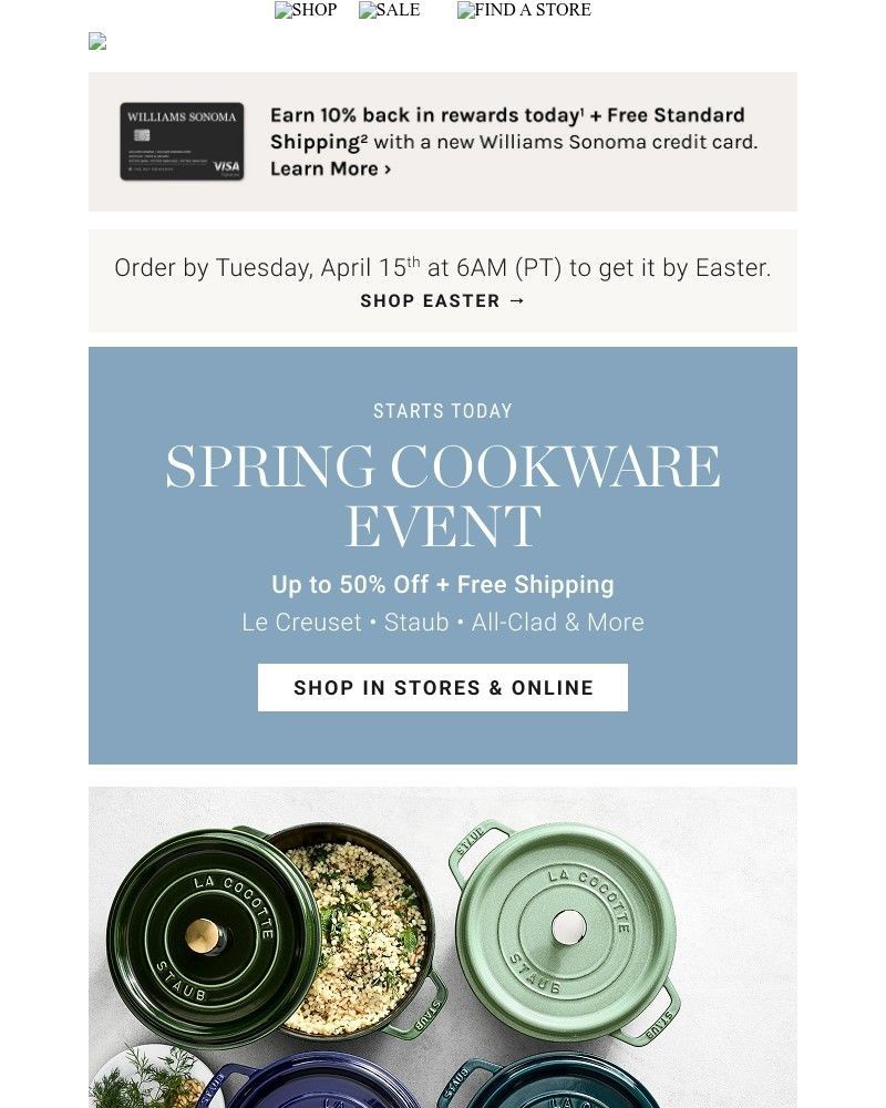 Screenshot of email with subject /media/emails/spring-cookware-event-starts-now-up-to-50-off-free-shipping-3dae8a-cropped-c3b1f8f7.jpg