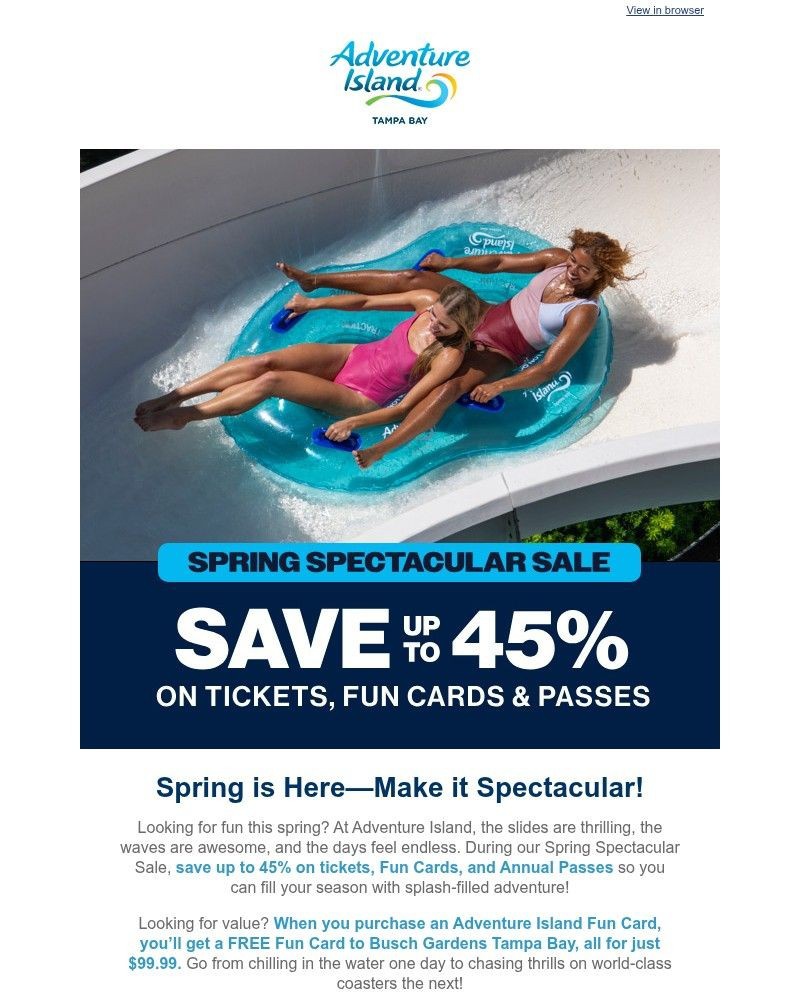 Screenshot of email with subject /media/emails/spring-spectacular-sale-save-up-to-45-on-tickets-fun-cards-and-passes-e5c03c-crop_Y0fvyFH.jpg