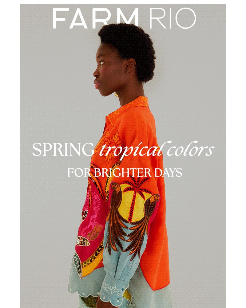 Screenshot of email sent to a Farm Rio Newsletter subscriber