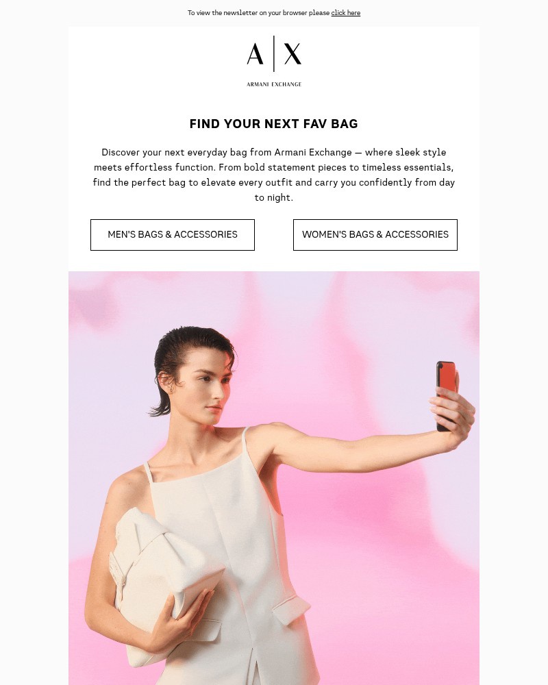 Screenshot of email with subject /media/emails/ss26-alert-new-bags-fb5508-cropped-7326c093.jpg