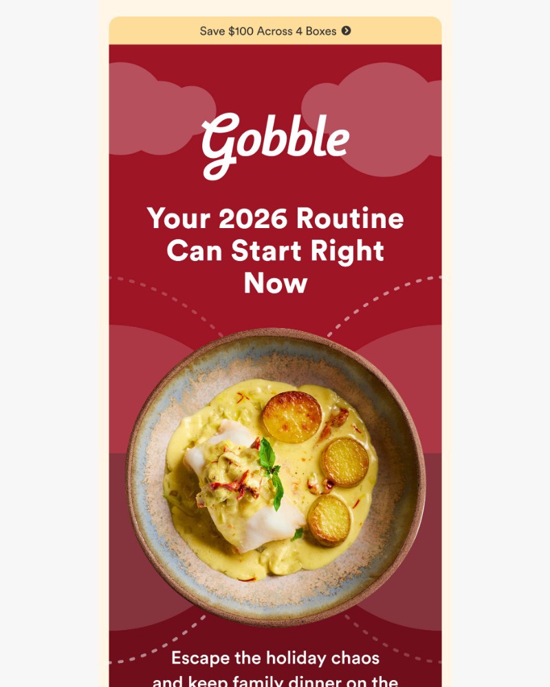 Screenshot of email sent to a Gobble Cart abandoner