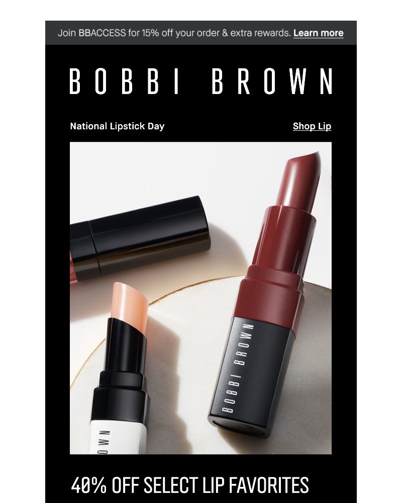 Screenshot of email with subject /media/emails/starting-today-40-off-lip-favorites-ff5ef3-cropped-33471586.jpg