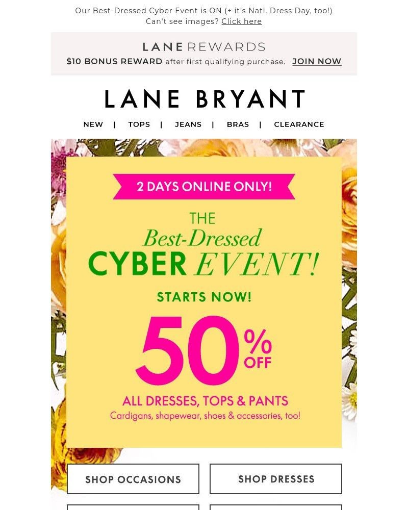 Lane Bryant, Tops