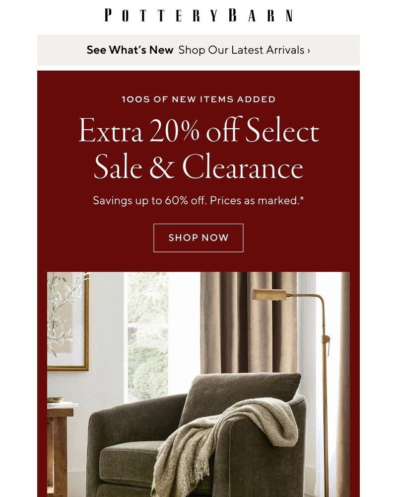Screenshot of email with subject /media/emails/starts-now-extra-20-off-clearance-8f3181-cropped-3240067d.jpg