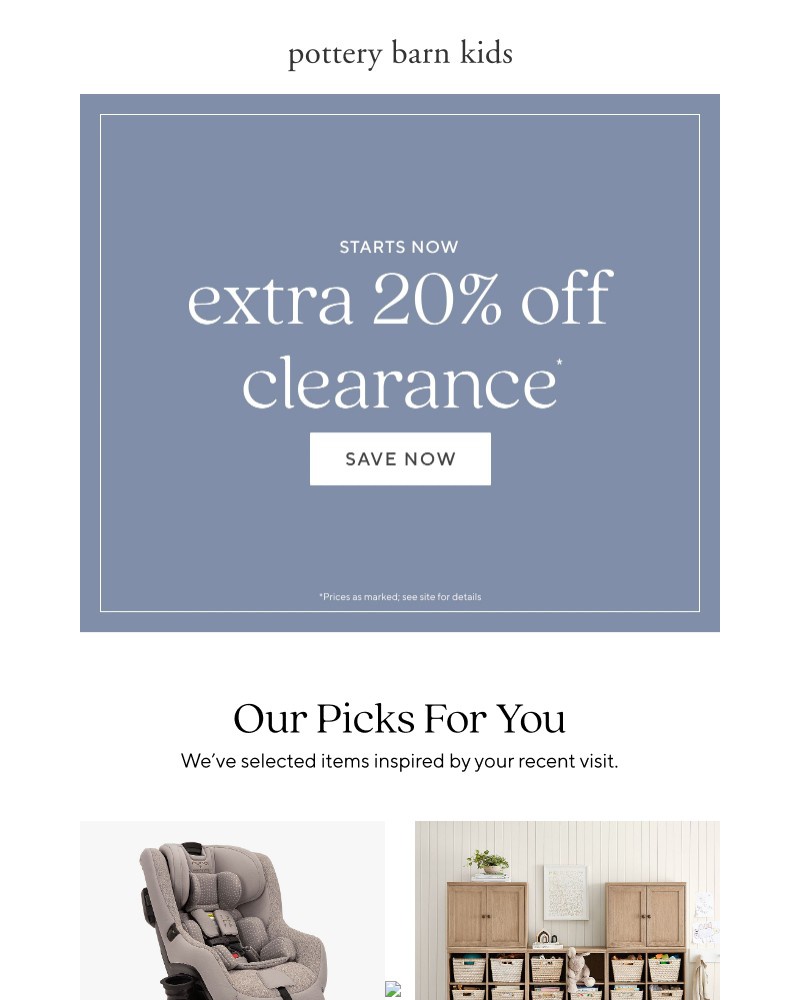 Screenshot of email with subject /media/emails/starts-now-extra-20-off-clearance-dd2cff-cropped-bf88dce2.jpg