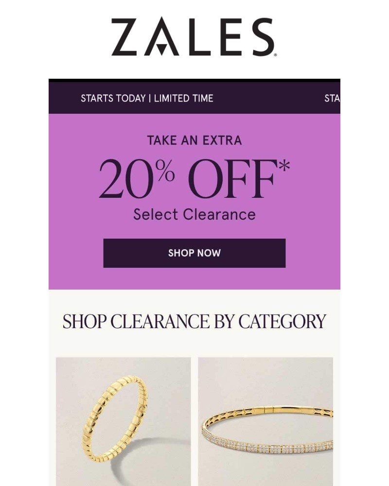 Screenshot of email with subject /media/emails/starts-now-extra-20-off-select-clearance-331c0c-cropped-2c24940f.jpg