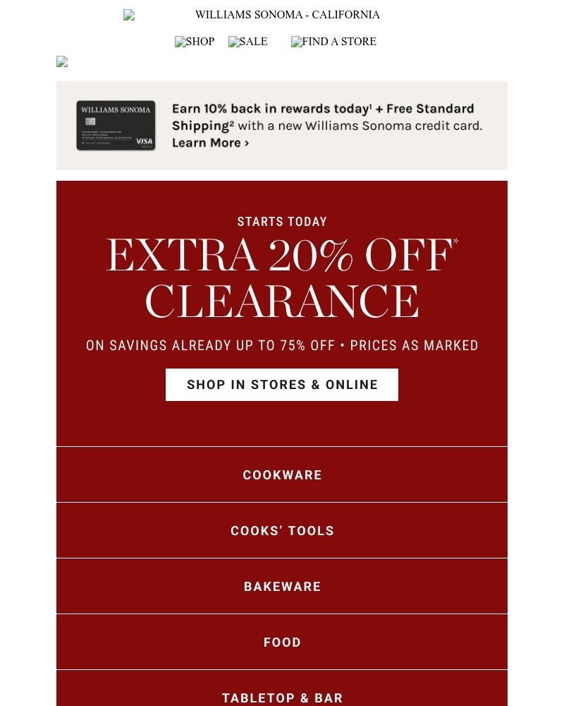 Screenshot of email with subject /media/emails/starts-today-extra-20-off-clearance-bd64bb-cropped-ee3d7e68.jpg