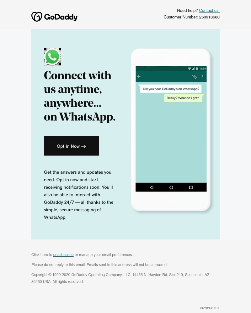 Screenshot of email with subject /media/emails/stay-connected-to-godaddy-on-whatsapp-cropped-a0da68b1.jpg